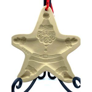 Brown Bag Cookie Art Star Santa 1994 Hill Design